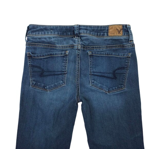 American Eagle Outfitters Super Skinny Jeans Womens 2 Low Rise Denim Medium Wash - Picture 11 of 15